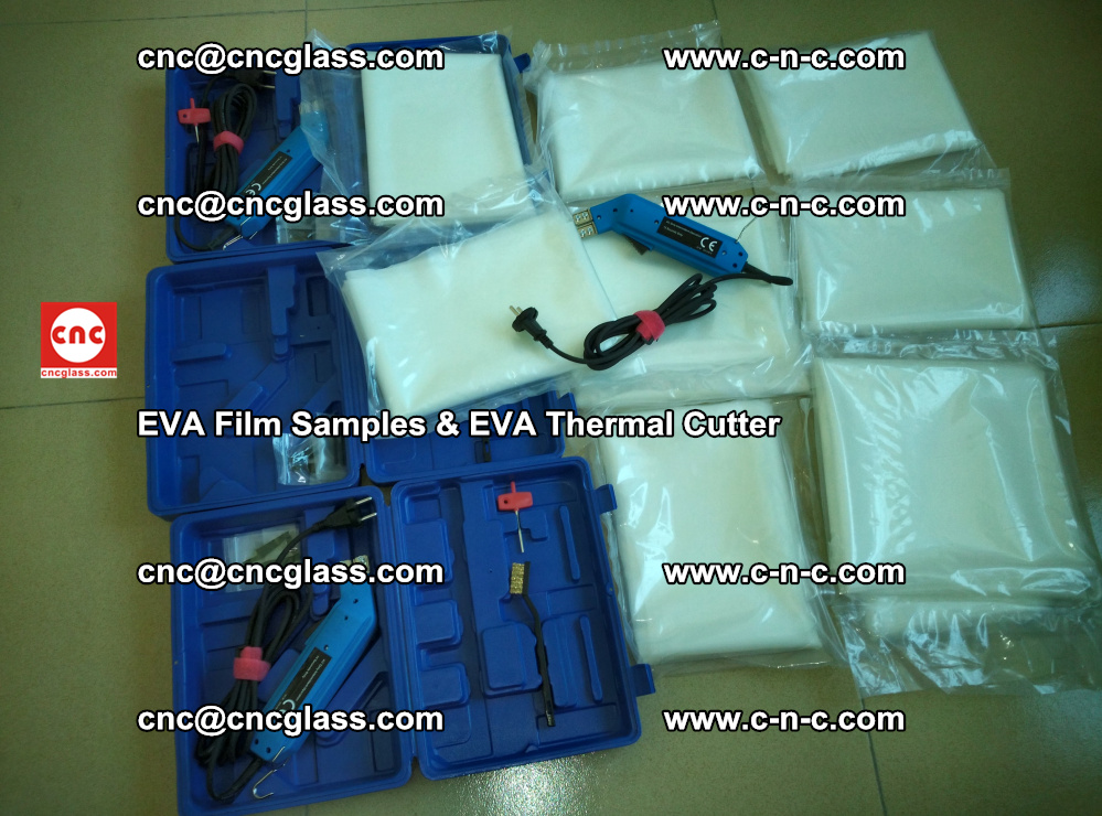 EVAFORCE SUPER CLEAR EVA Film Samples and EVA Thermal Cutter (13)