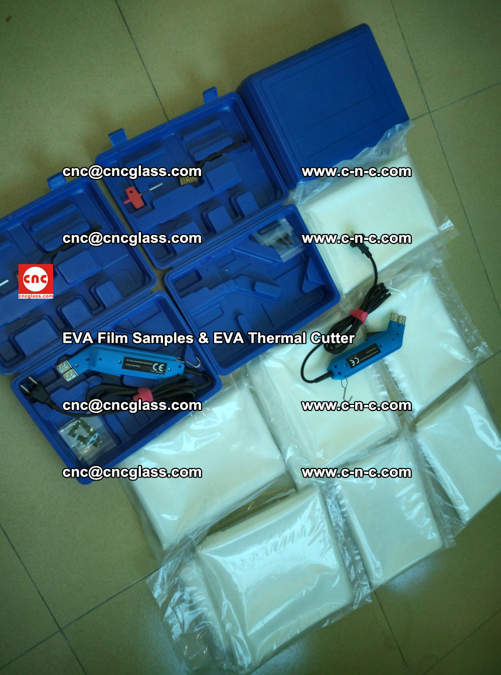 EVAFORCE SUPER CLEAR EVA Film Samples and EVA Thermal Cutter (14)