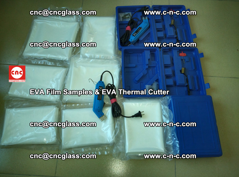 EVAFORCE SUPER CLEAR EVA Film Samples and EVA Thermal Cutter (21)