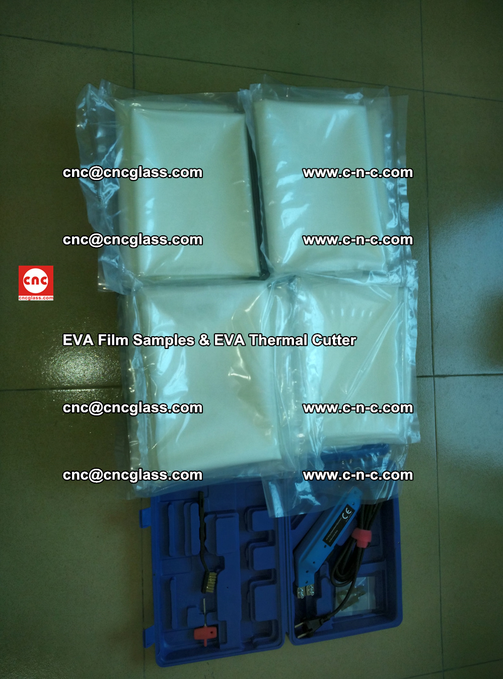 EVAFORCE SUPER CLEAR EVA Film Samples and EVA Thermal Cutter (38)